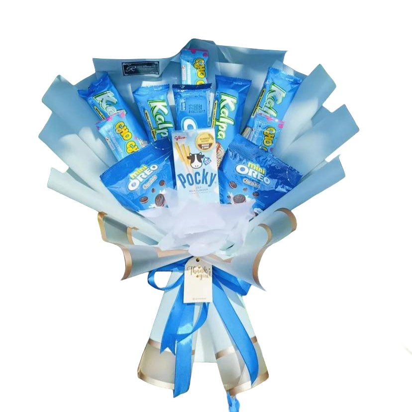 Buket Snack Mix Satu Warna